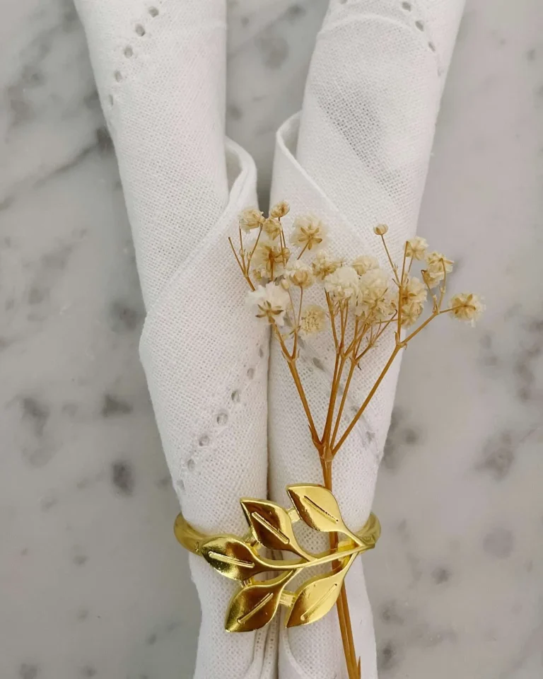 Servetringen Blad (6 stuks)